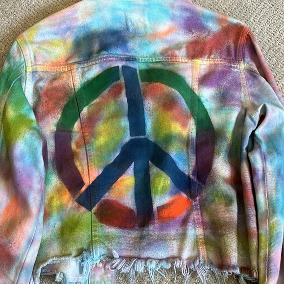 HIDDEN Hand-Dyed Tie Dye Jacket - Picture 2 of 4
